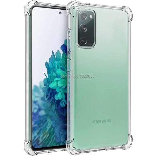 Case For Galaxy S20 FE 5G Ultra Thin Clear Soft TPU Back Shockproof Airbag Cover for Samsung Galaxy S20 Fan Edtion Lite 6.5inch