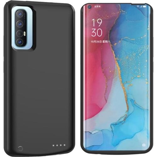 External Battery Charger Cases For OPPO Reno 3 Power Bank Case 6800mAh Powerbank Charging Case For OPPO Reno 3 Pro Battery Case