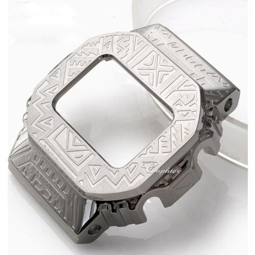 Watch Strap Stainless Steel Bezel Frame For Casio G-Shock DW-5600 DW5610 GW-M5610 GWM5600 GWX-5600 DW-5025 Smart watch Band Case