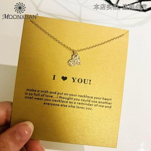 Dogeared Heart Statement Gold Chain Pendant Necklace Choker Jewelry Kolye Women Collares Colar Collier Ketting Collar Charm Hot