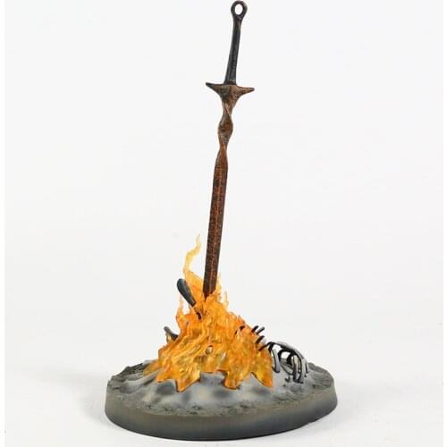 Dark Souls 3 Bonfire 1/6 Scale PVC Figure Collectible Model Toy with Light