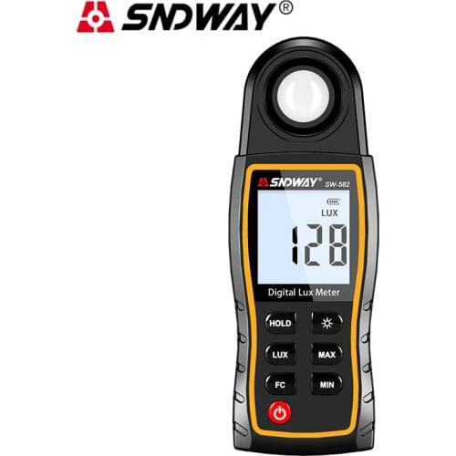 SNDWAYIlluminance Meter Photometer High-precision Figital Illuminance Meter Luminance Meter Handheld 582 Portable