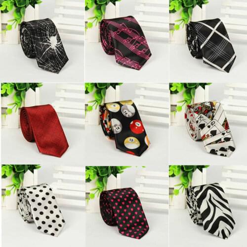 New Mens Slim Necktie Casual Narrow Ties for Man Brand Fashion Striped Plaid Tie for Wedding Business Polyester Woven Neckties