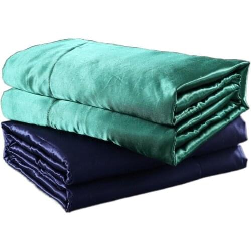 Soft Smooth Summer Quilt King Size Silk Cool Air Conditioner Thin Duvet Filler 200x230cm 1pc Not Including Pillowcase