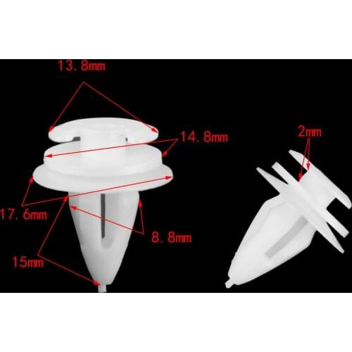 Nylon Door Trim Panel Retainers Clips For BMW GM 51411973500 30Pcs