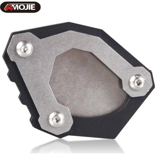 Motorcycle Kickstand Support Pad Support Shell Enlarger Pad Support For KAWASAKI Versys 650 2015 2016 2017 2018 2019 2020 2021