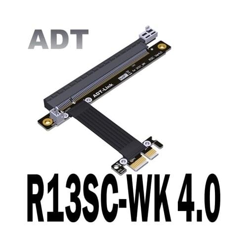 PCI Express 1x 16x Gen 4.0 PCI-e x1 x16 extender adapter jumper for BTC mining GPU PCIe extension