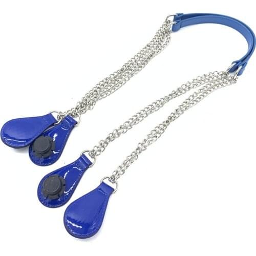 1 pair 90cm new blue long length bag handles for obag