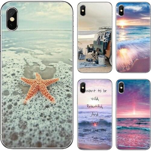Summer Beach Sun Starfish Surfing Coolest Silicone Phone Case For Xiaomi Mi A1 A2 A3 5X 6X 8 9 9T 10 10T 11 Lite SE Pro