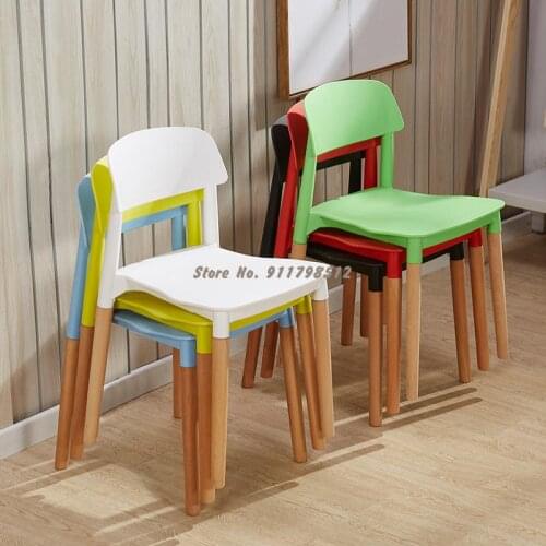 Makeup Chair Creative Modern Simple Plastic Back Chair Adult Leisure Stool Computer Chair Restaurant Nordic Dining Chair