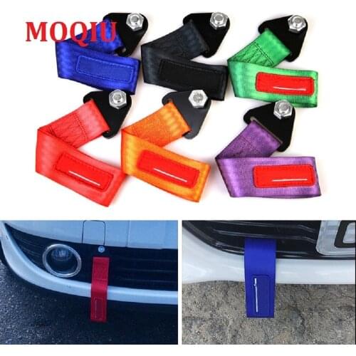 Universal car tow rope tow eye strap bumper trailer strap high strength trailer nylon trailer rowing car rowing reassembly