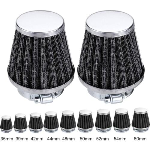 Universal Motorcycle Air Filter Motorbike Carburetor Air Intake Pipe Mushroom Head 35mm-60mm Repalcement