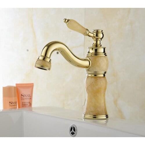 Vidric Retro marble basin faucets bathroom single handle hot and cold water taps mixer bath wahbasin faucet home supplies top qu