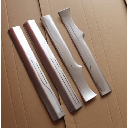 Stainless Steel inner Door Sill Scuff Plate Protector for VW Santana