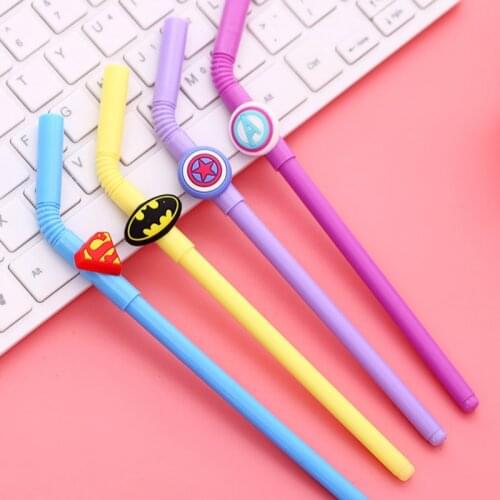 1 Pcs/lot Kawaii Ballpoint Pen Heroes Union Batch Molding Gel Pen Office Material School Supplies Free Shipping