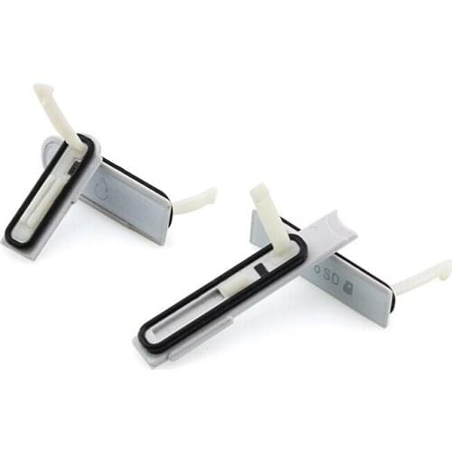 20pcs/lot SD Card Cap + HDMI Port Cap + USB Port Cap Cover + Earphone Jack Dust Plug For Sony Xperia Z C6603 L36h Side Buttons