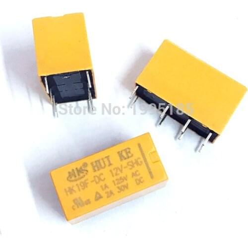 5PCS Relay HK19F-DC12V-SHG HK19F 12VDC 8PIN Solid State Relay 12v Rele 12V HK91F-DC 12V -SHG High Quality Communication Relay