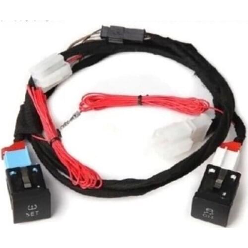 Car TPMS tire pressure monitoring system Switch&ESP OFF ASR Anti Skid Switch Button&Wire Cable For Golf 6 MK6