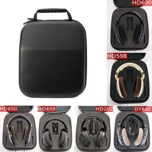 Headphone Case Cover Headphone Protection Bag Cover TF Cover Earphone Cover for Sennheiser HD598 HD600 HD650 Headphones Earphone