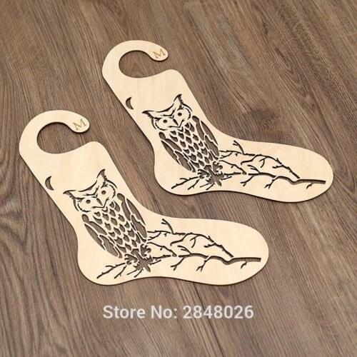Wooden laser cut Owl Sock Blockers 5 sizes,Socks forms,Handmade socks blockers,Hand knit socks Knitting gift idea,birthday gift