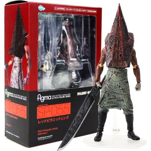 18cm SP-055 Silent Hill 2 Red Pyramid Thing With Weapon Figurine PVC Action Figure Series Collection Model Toy