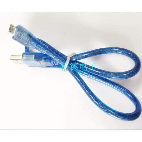 USB cable Blue MicroUSB data cable MK5P mobile phone charging cable length 50CM
