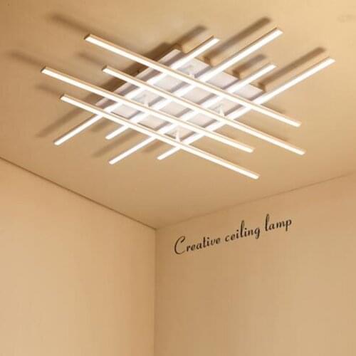 Creative living room lamp LED ceiling lamp modern simple grid personality bedroom lamp art restaurant lighting led lighting lamp