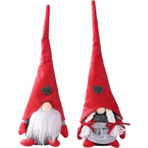 2022 Christmas Elf Doll Christmas Gift Gnomes Standing Gnome Toy Dolls Ornaments Christmas Santa Home Holiday Decoration Present
