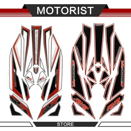 Motocycle sticker Rear Fairing Number Board 3D Gel Protector for BMW S1000RR S1000 RR s1000 rr 2015 2016 2017