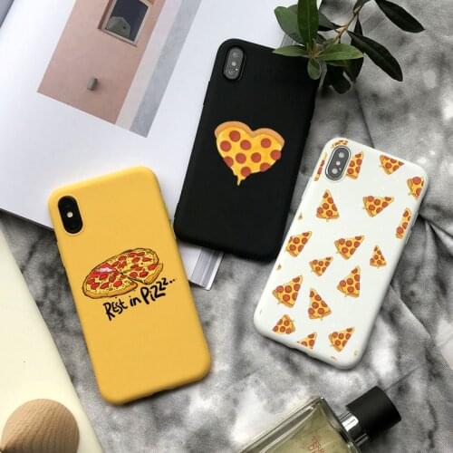 Ice cream Pizza Soft Silicone phone Case for iPhone 11 12 Pro Max XS XR 8 7 6 6s Plus Cover Coque
