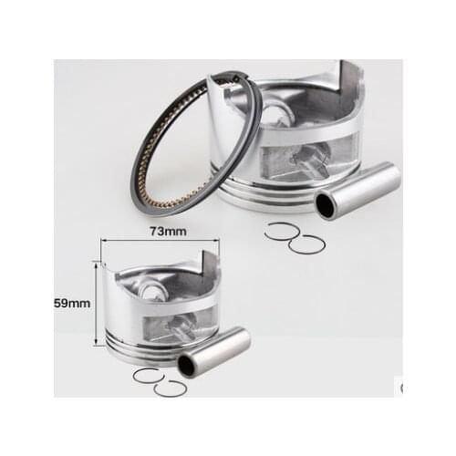 73MM Piston Kit w Rings For Gas Honda Generator Lawn Mower 173 173F Engine Motor Parts