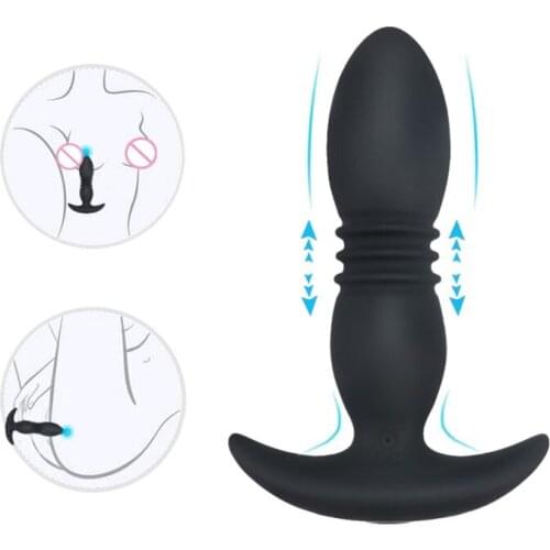 Sex Toys For Adult Games Couples Vibrador Control Remoto Prostate Massager Man Sm Dildo Micro USB 12 Frequency Vibrator Buttplug