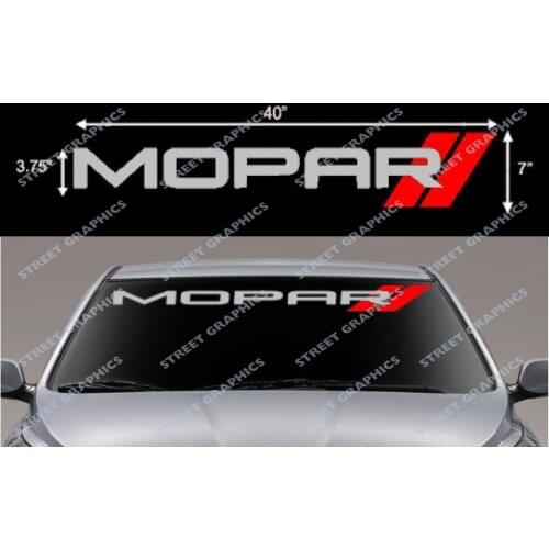For MOPAR WINDSHIELD VINYL DECAL Car Styling
