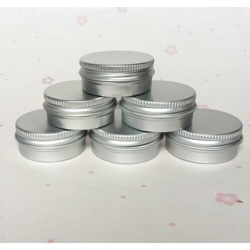 100pcs 15g Aluminum Jar, 15g Pot Cream Emulsion Canister Makeup, 15g Cream Container Empty Cosmetic Sample Box