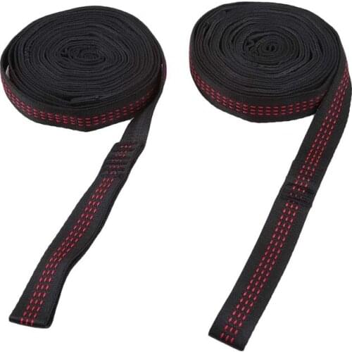 2pcs Hammock Strap Tree Hanging Spare Part Outdoor Aerial Yoga 200KG Load Portable Outdoor Camping Hammock Accessories