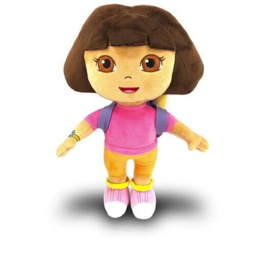 2019 Genuine Dora the Explorer Plush Toys Pre-Kindergarten Toys cute Dora Boots Stuffed Doll Party decorations