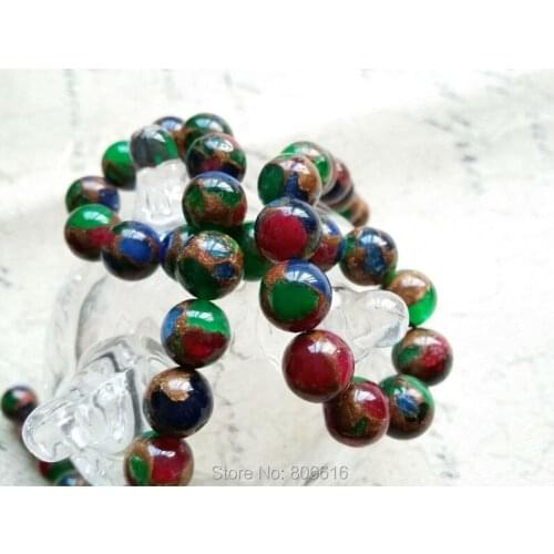 8MM 48Pcs Goldstone ( Mix Colors ) Natural Semi-preciouse Strand Loose Bead Jewelry Beads