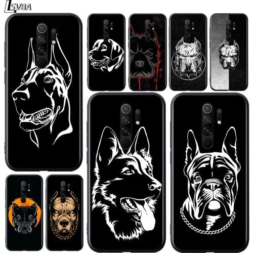 Cute Pitbull Dog Art For Xiaomi Redmi 9A 9C 9 Prime GO 8A 7A 6A 5A 4X S2 Pro Plus Phone Case
