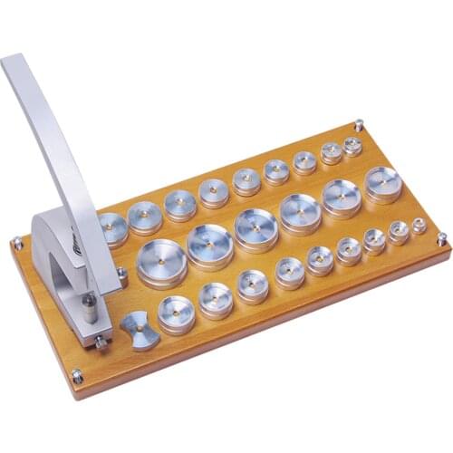 Watch Back Case Cover Crystal Glass Closer Press 25 Dies Watchmaker Tool