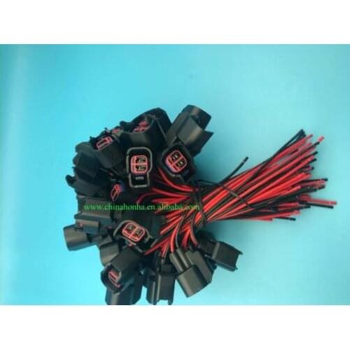 EV6 EV14 2 pin Fuel Injector Connector Pigtail Wire Dodge LS2 LS3