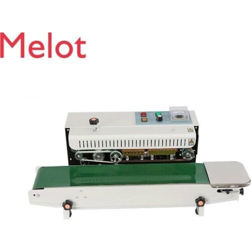 FR-900 Continuous Automatic Film Sealing Machine, 220V / 110V Aluminum Foil Seal Food Packaging Machine