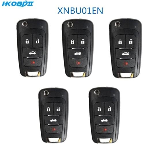 HKOBDII VVDI Wireless XNBU01EN With PCF Universal 4 Buttons with Electronic Chip VVDI2 Key Remote for Xhorse VVDI Key Remotes