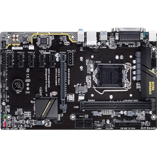 For GIGABYTE H110-D3A Desktop GA-H110-D3A Motherboard H110M H110 Socket LGA 1151 PCI-E 3.0 USB 3.1 DDR4 Mainboard