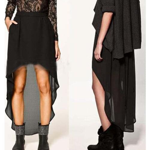 NICE-FOREVER High Waist Skirts For Women