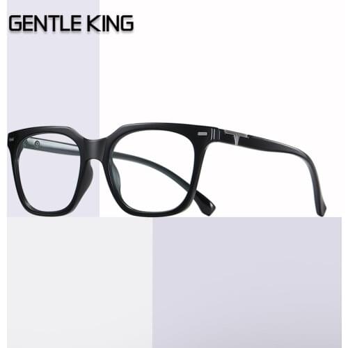 GENTLE KING Computer Glasses Frame Women TR90 Flat Eyewear Anti Blue Light Glasses For Woman lunettes de lecture pour homme