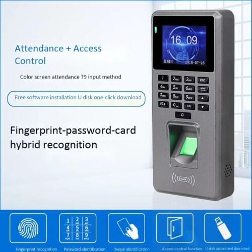 Fingerprint Time Attendance Color Sn 2000 Fingerprint Capacity Clock Recorder Supports Fingerprint Password Card