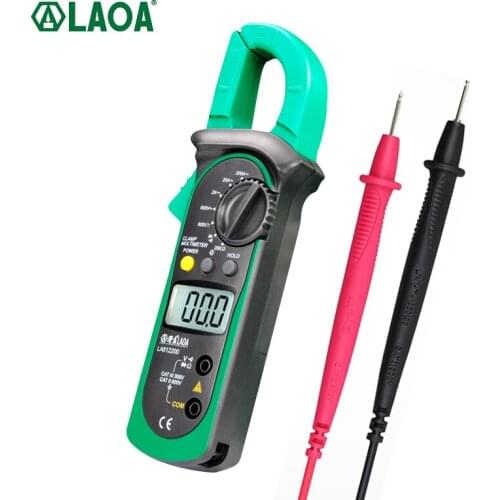 LAOA Potable Digital Clamp Handhold Electrical Tester Multimeter AC/DC testing Electrician Tools