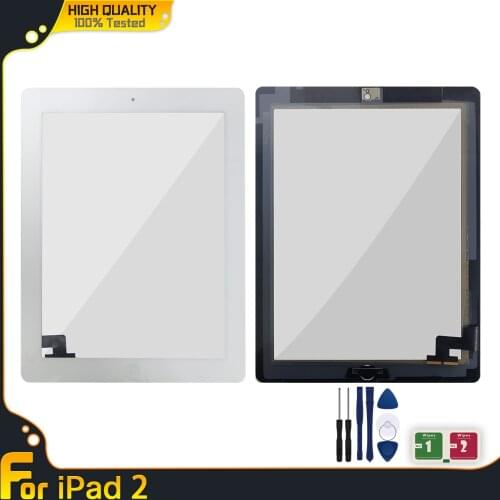 NEW Touch For iPad 2 A1395 A1396 A1397 Touch Screen Digitizer Sensor Glass Panel Replacement Parts
