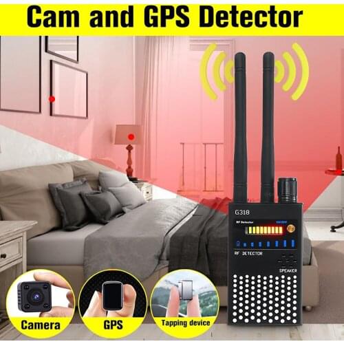 RF Signal Anti Spy Camera Detector Eavesdropping Bug GPS GSM Wireless Device Scanner Signal anti Wiretapping