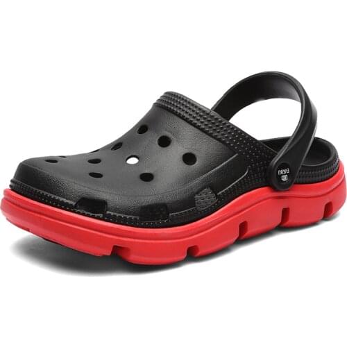 Mens summer shoes Outdoor Sandals Home Garden maker Beach flip flops EVA Flats Vulcanized beach shoes man slippers Sandals